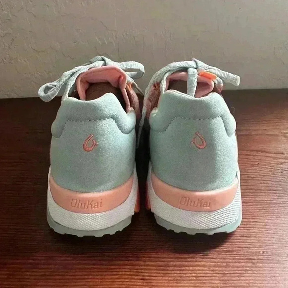 Women's Olukai Wailuku Comfort Sneaker Peach/Swell NIB Women’s Size 6.5 - Picture 9 of 12